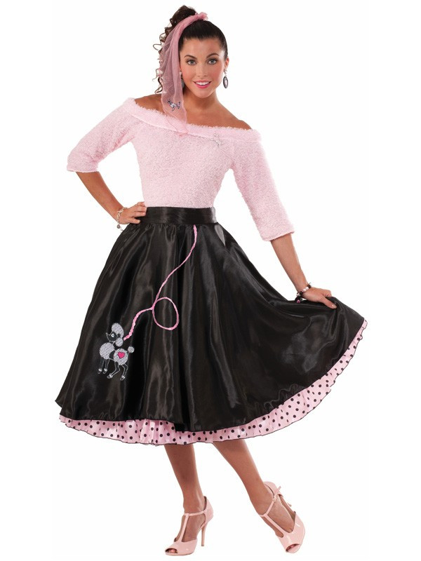 1950s Poodle Skirt Womens Costume