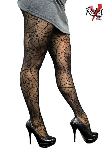 Spider Web Womens Tights