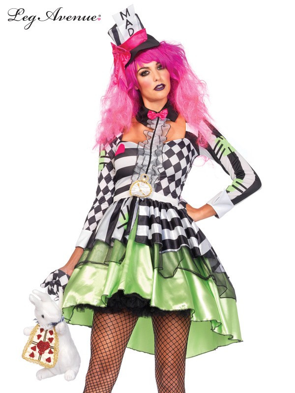 Alice in Wonderland Deliriously Mad Hatter Womens Costume