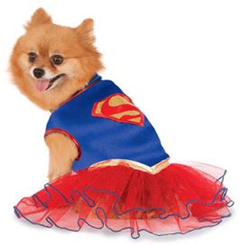Supergirl Tutu Pet Costume Supergirl Tutu Pet Costume