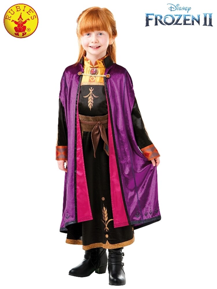 Frozen 2 Anna Deluxe Girls Costume