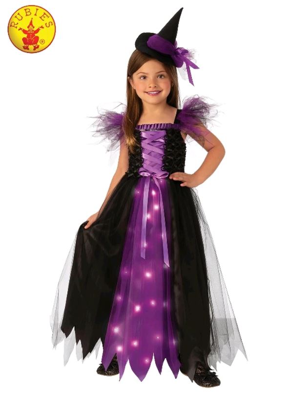 Witch Light Up Girls Costume