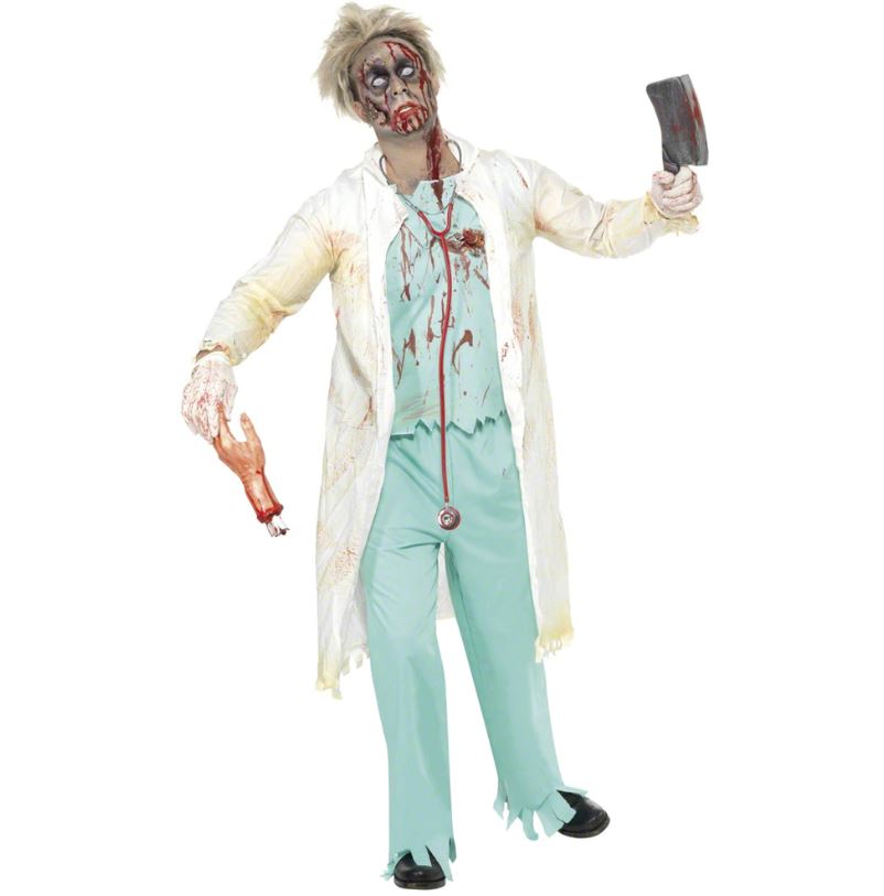 Zombie Doctor Mens Costume Zombie Doctor Mens Costume