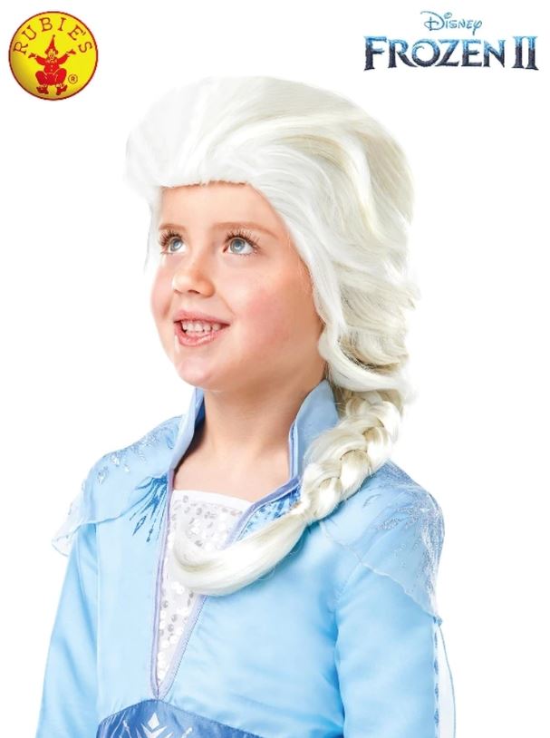 Kids elsa wig discount