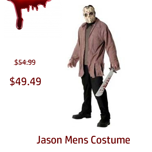 Jason Mens Costume Friday the 13th
